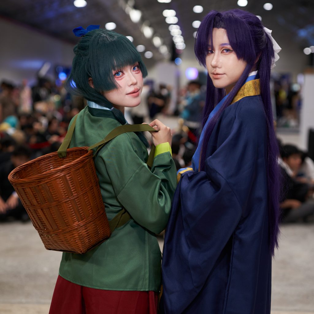 The Apothecary Diaries cosplay Mao Mao (left: fy160601) and Jinshi (right). (FB: Toái Băng Báo Lại).